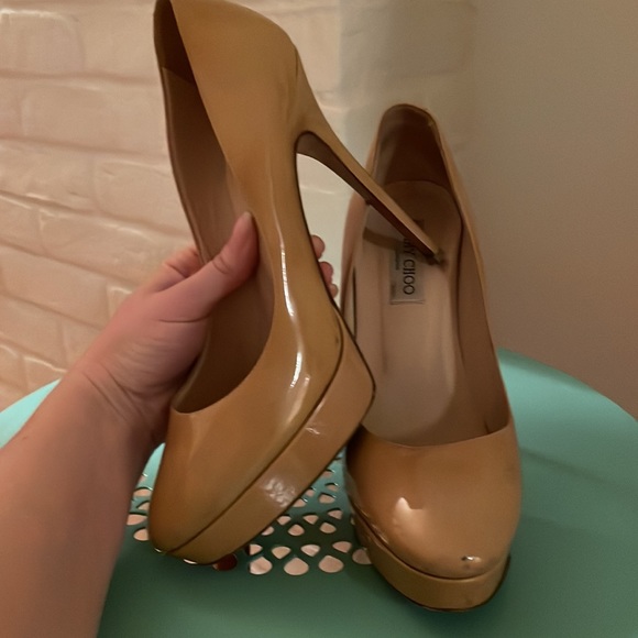 Jimmy Choo Mustard yellow heels as-is - Picture 6 of 15